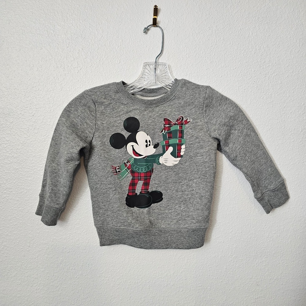 Mickey Mouse Disney Christmas Pullover‎ Toddler Size 3T